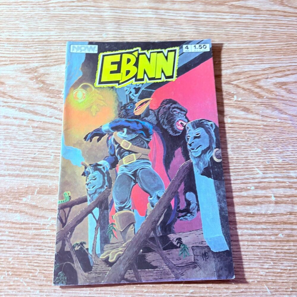 EB'NN #4 1986 VF- Michael Dimpsey Now Comics Mike Schneider Comic Book